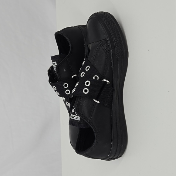 Convers Chuck Taylor All Star Punk Strap Slip On Low Top Women's Black Size 5 - Picture 5 of 9